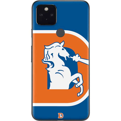NFL Denver Broncos Retro Logo Google Pixel 5a Skin